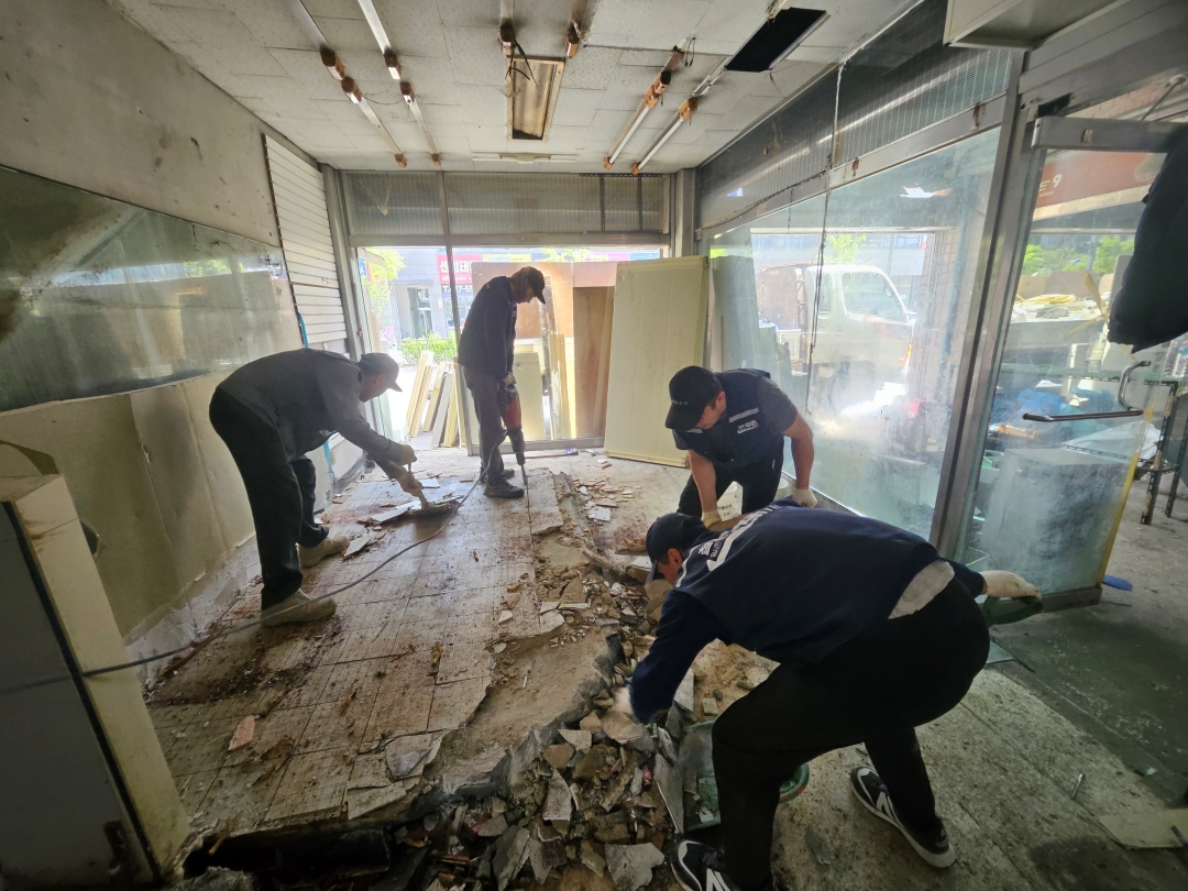 경기도 안양시 정육점 원상복구 철거 현장 사진 8