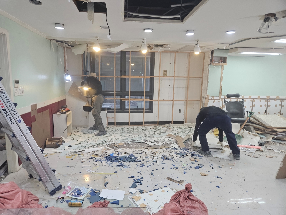 경기도 화성시 어학원 원상복구 철거 현장 사진 6