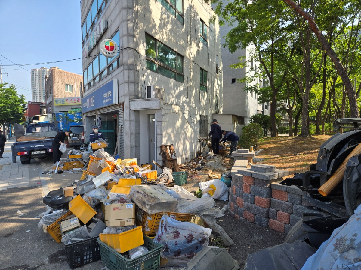 서울특별시 영등포구 자동차부품 대리점 원상복구 현장 사진 1