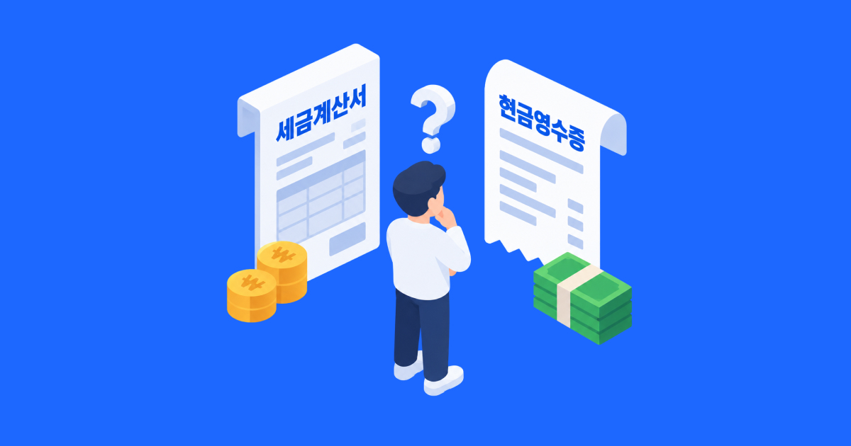 세금계산서를 발급했다면 현금영수증도 발급해야 할까_