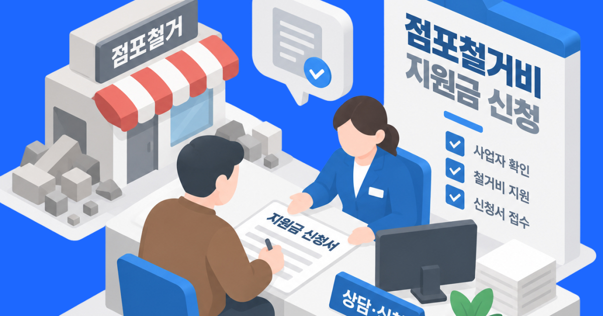 점포철거비 신청 전에 확인해야 할 조건