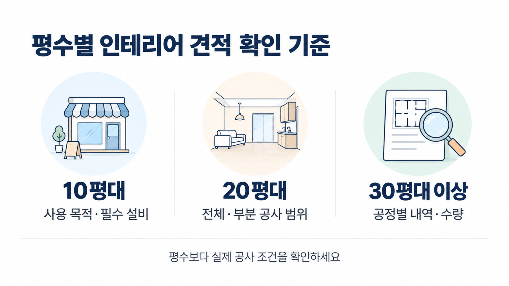 면적 기준과 공사 범위를 함께 확인하는 리모델링 견적 점검 항목