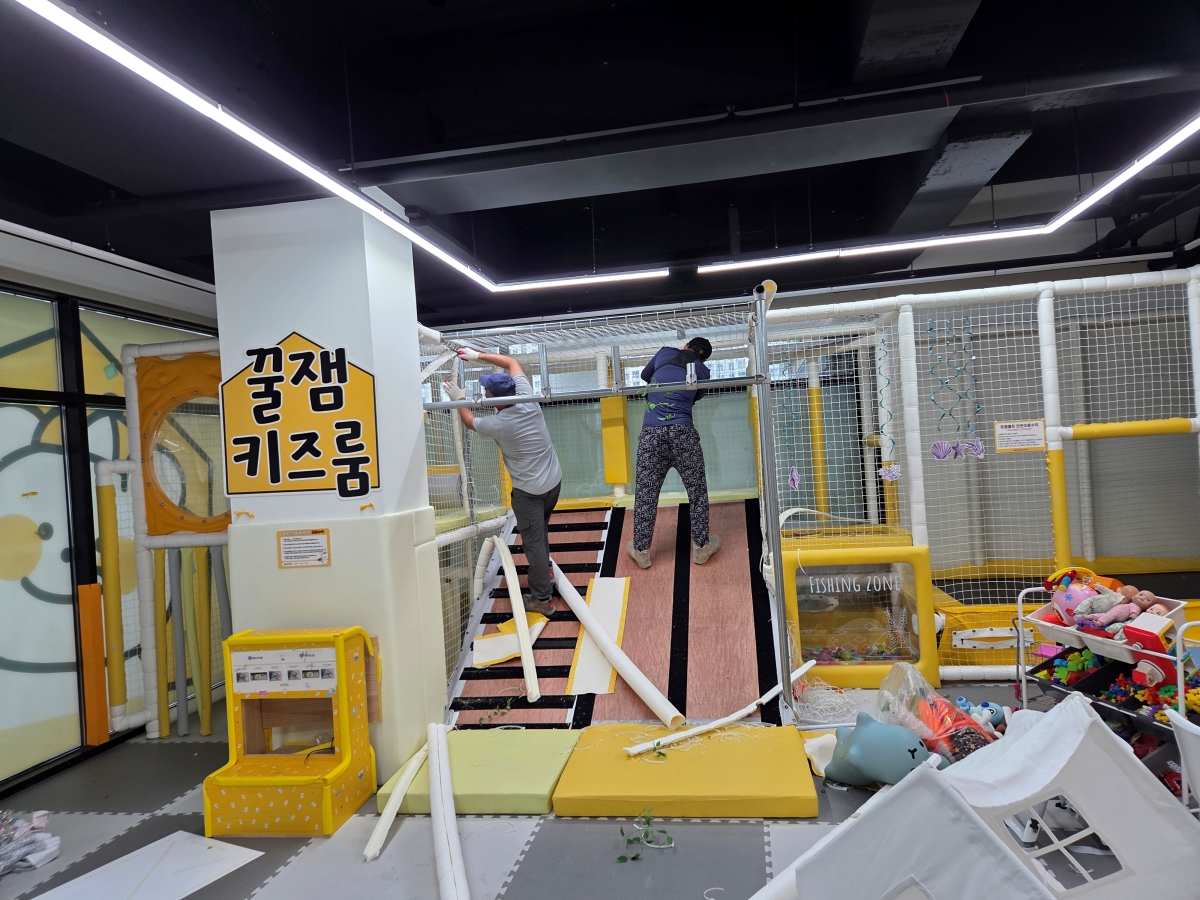 경기도 용인시 키즈카페 원상복구 철거 현장 사진 4