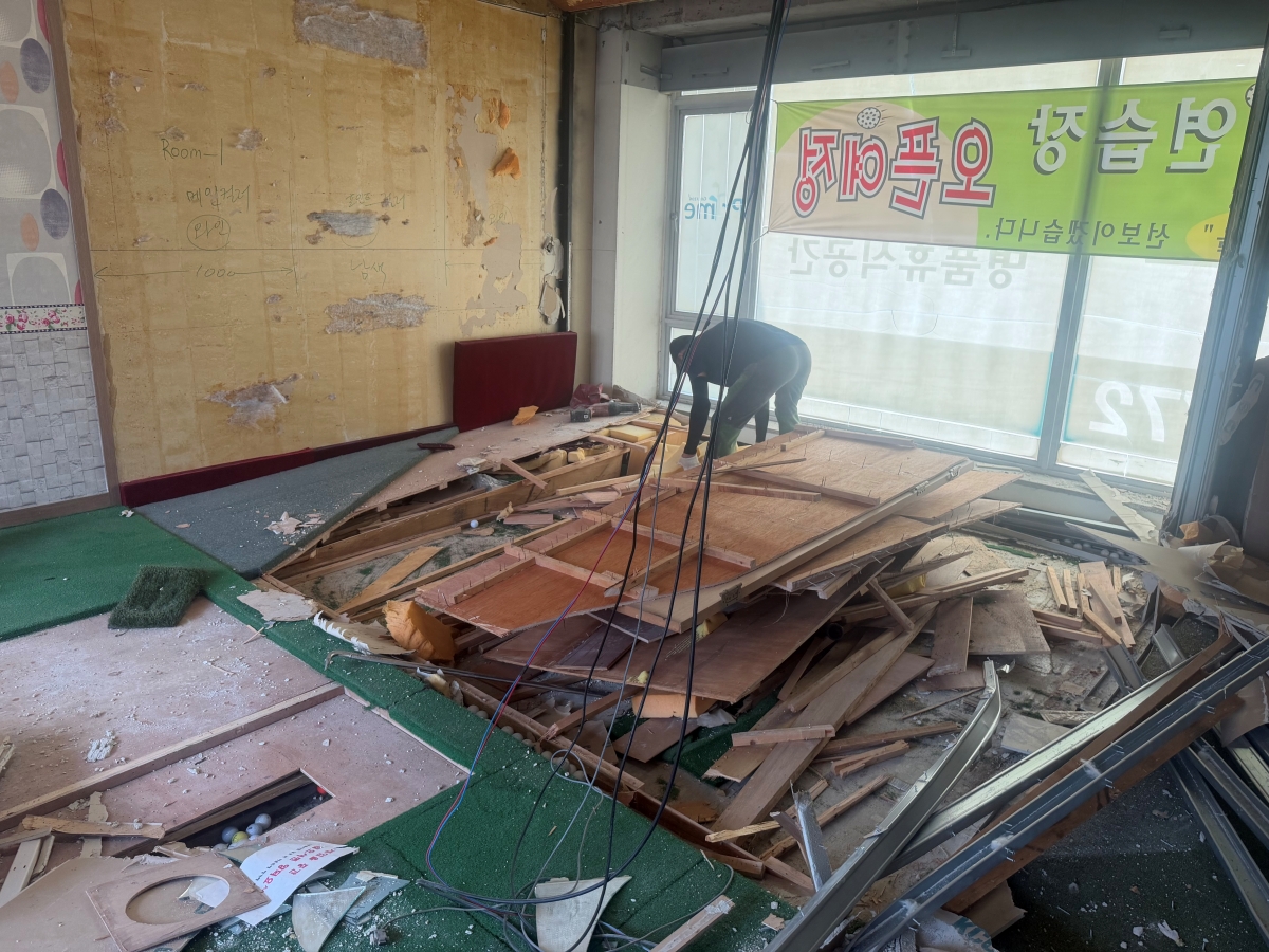 경기도 용인시 스크린골프 원상복구 현장 사진 4