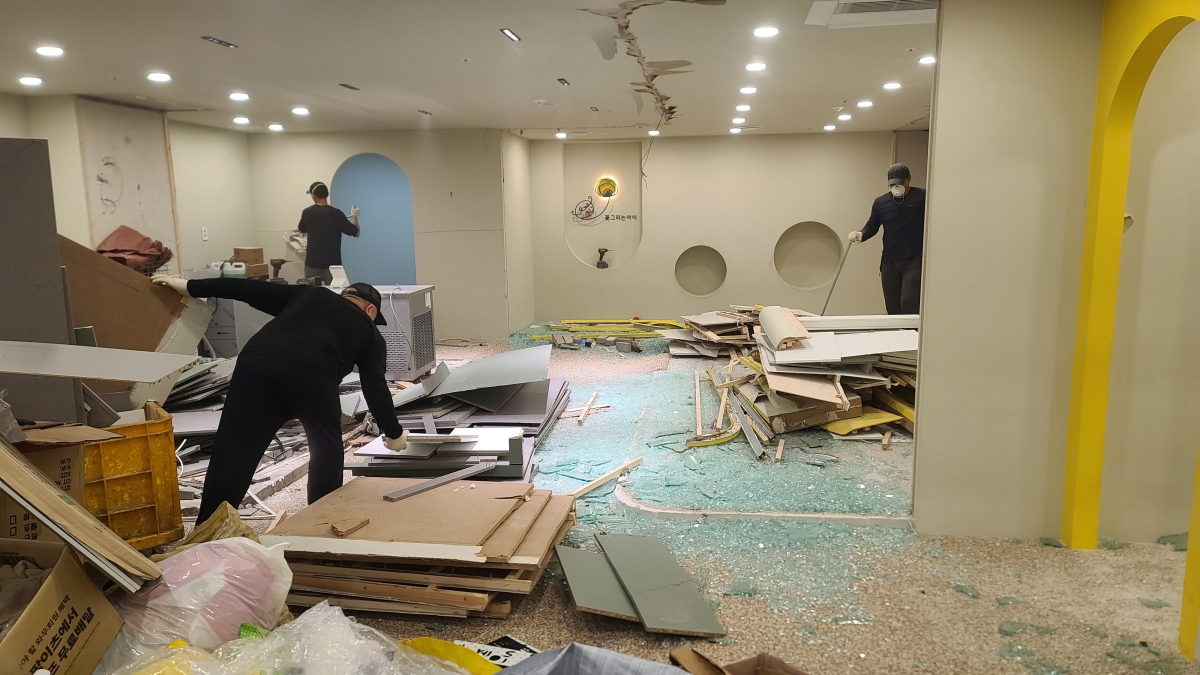 서울특별시 영등포구 키즈카페 원상복구 현장 사진 1
