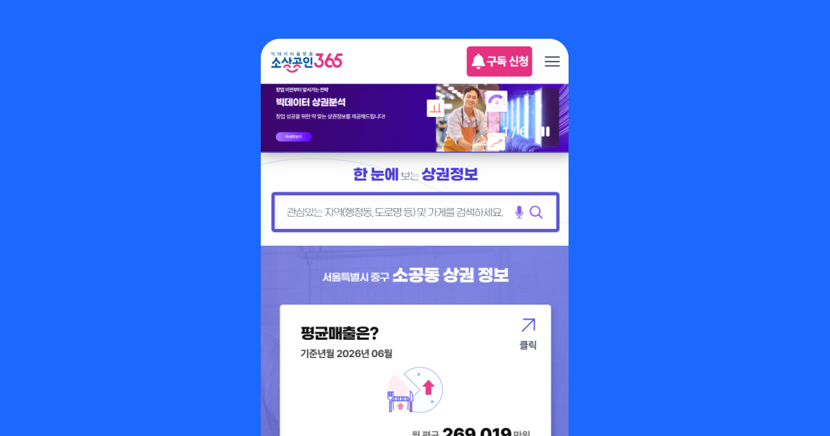 1. 소상공인365|창업 상권분석을 처음 시작한다면