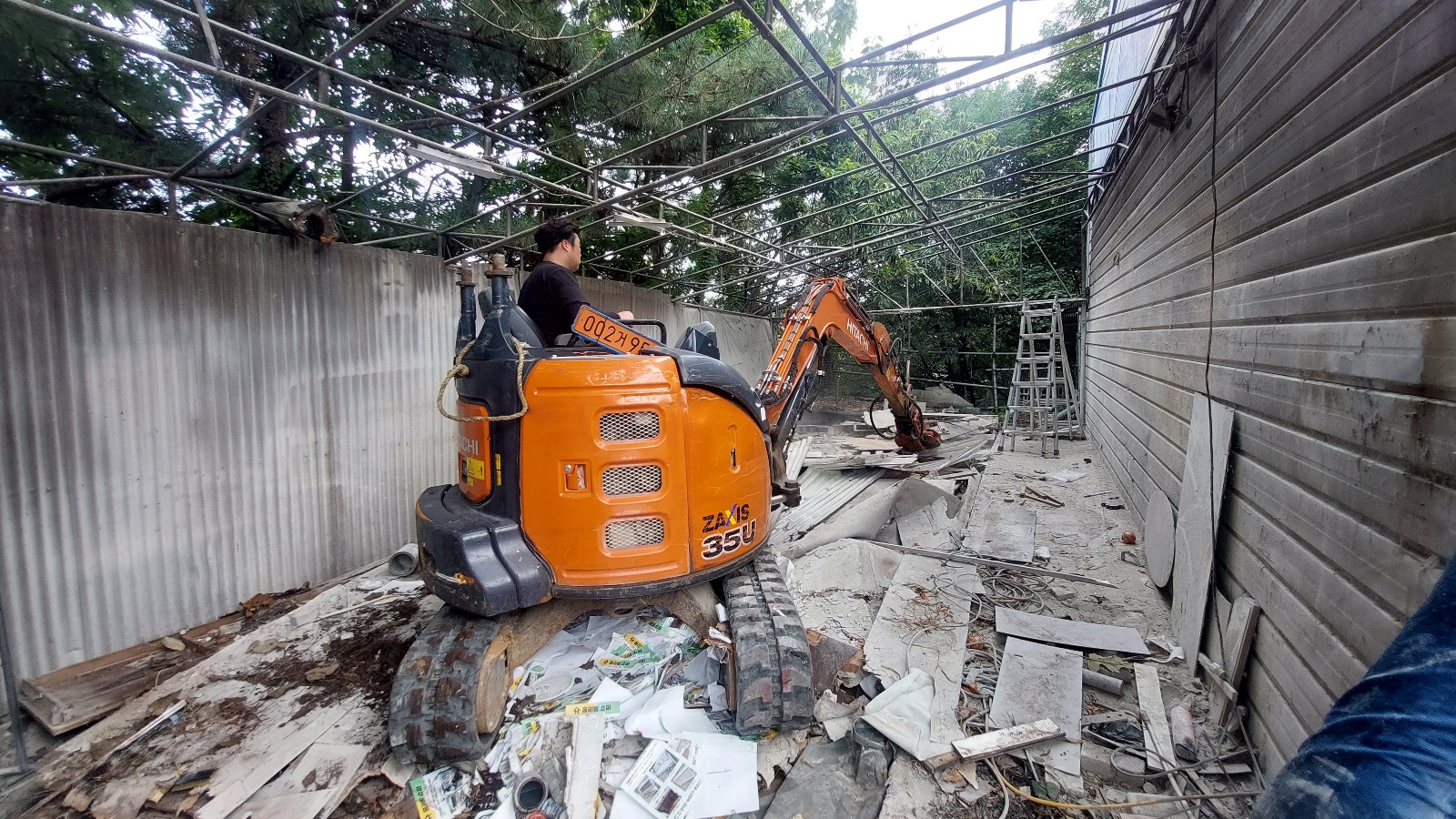 경기도 오산시 컨테이너 및 천막 철거 현장 사진 9